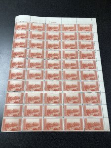 US 741 Grand Canyon 2Cents Sheet Of 50 Mint Never Hinged Very Fine