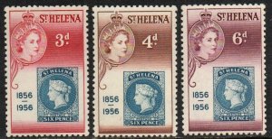 St. Helena Sc #153-155 Mint Hinged