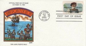 2024 20c PONCE DE LEON - Collins hand painted FDC