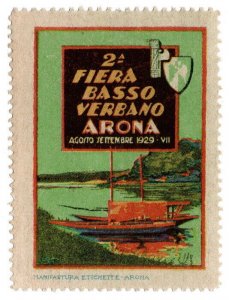(I.B) Italy Cinderella : Lower Verbano Fair (Arona 1929)