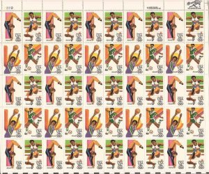 US Stamps - 1983 28c Summer Olympics - 50 Stamp Sheet - Scott #C101-4