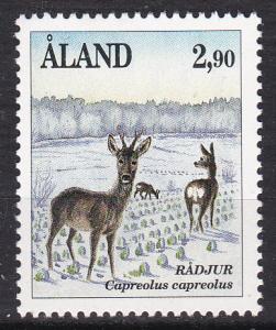 Finland-Aland Isls.  50 MNH 1991 2.90m Mammals