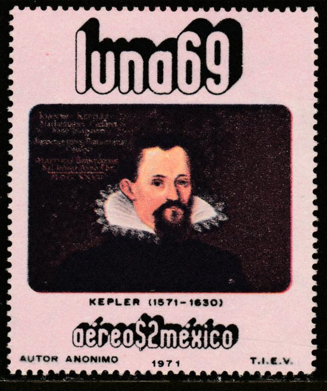 MEXICO C379, Physists and Astronomers - JOHANNES KEPLER. MINT, NH, F-VF.