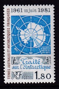 French Southern and Antarctic Territories 94 Map MNH VF