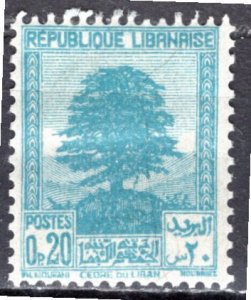 Lebanon; 1940: Sc. # 137A: MHH Single Stamp