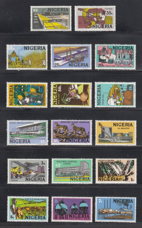 Nigeria Scott #291-307 MH