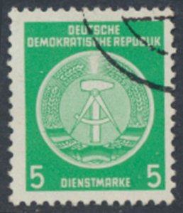 German Democratic Republic  SC# O1   Used  see details & scans