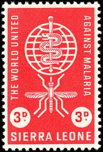 SIERRA LEONE Scott 225-226 VF-NH - Anti-Malaria Issue