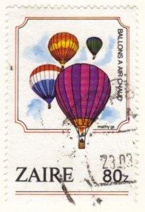 Zaire #1167 used - 80z balloon