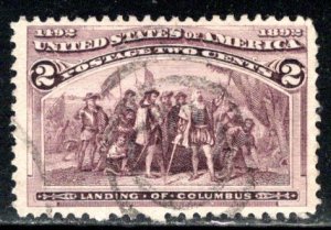 United States Scott # 231, used