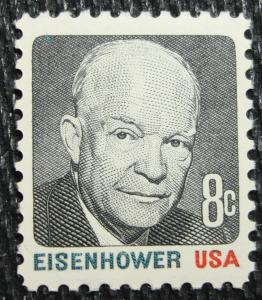 US #1394 MNH Single, Dwight D. Eisenhower SCV $.20 L3