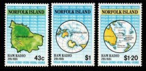 NORFOLK ISLAND SG509/11 1991 HAM RASIO NETWORK MNH