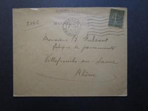 France WWI 1917 Under Secretary of War Cover - Z7072