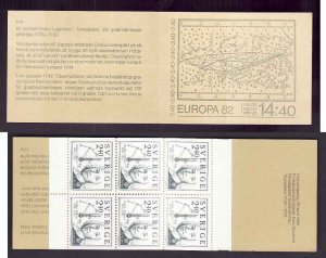 D1-Sweden-Sc#1402a-unused NH booklet-Europa-Anders Celsius-1