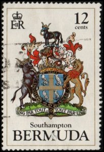 Bermuda 457 - Used - 12c Coat of Arms, Southampton (1984) (cv $0.55)