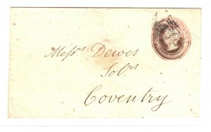 GB Herefords Cover 1845 *ASTON* UDC Undated Circle Ludlow{samwells-covers} MM194