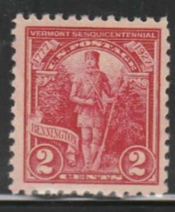U.S. Scott #643-644-645 2-Cent Reds Stamp - Mint NH Single