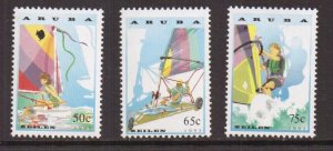 Aruba  #95-97  MNH  1993  Sailing