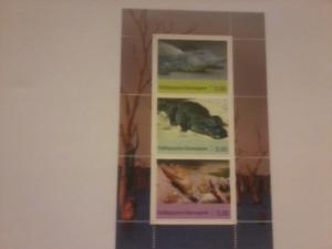 RUSSIA LOCAL SHEET WILDLIFE REPTILS CROCODILES