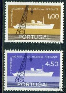 PORTUGAL Scott 838-9 Merchant Marine MNH** Set CV$11.50