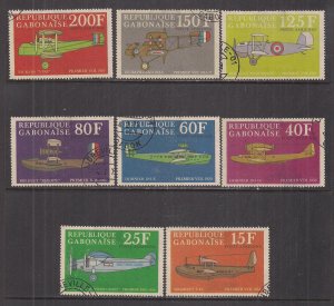 GABON SC# C103 a-h  FVF/U  1970