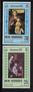 New Hebrides British 1972 Christmas Adoration of Magi Virgin and Child MNH A488