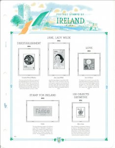 WHITE ACE 2021 Ireland Singles Simplified Stamp Album Supplement IRE-64