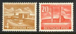 GERMANY BELOW 40% of CAT. SALE - #9N101-2 Mint NH