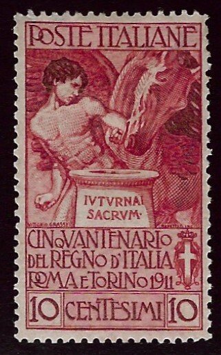 Italy SC#121 Mint F-VF SCV$29.00...Worth a Close Look!