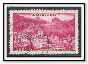 Andorra French #139 Village Of Les Bons Used