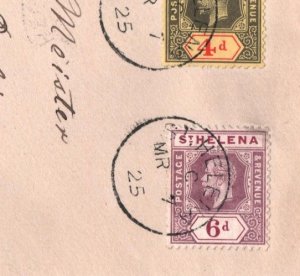 ST HELENA KGV SG.85 86 Cover 1913 SET Registered 1925 Cat £185+ {samwells}KA850