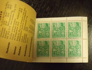 16539   EAST GERMANY - DDR   MNH # 330c, 333a, 477b   Booklet     CV$ 15.00