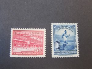 Ecuador 1939 Sc 277-8 MH