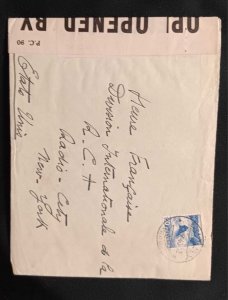 DM)1940, HELVETIA, LETTER SENT TO U.S.A, AIR MAIL, WITH LANDSCAPES SERIES