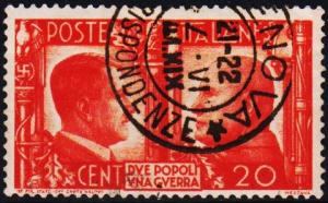 Italy. 1941 20c S.G.554 Fine Used