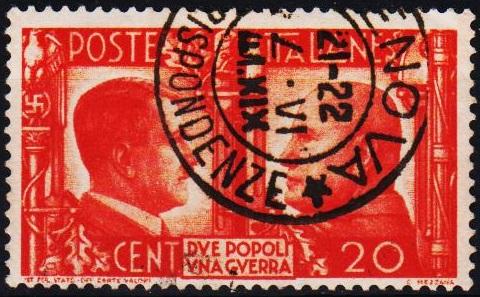 Italy. 1941 20c S.G.554 Fine Used