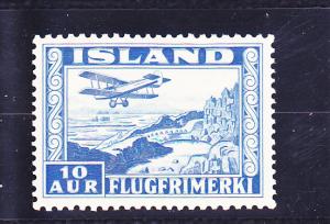 Iceland  Scott#  C15  MH