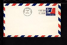 US Eagle 1968 Postal Card U/A FDC BIN