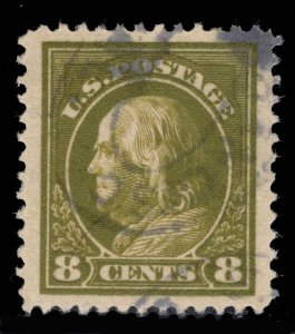 MOMEN: US STAMPS #414 USED PSE GRADED CERT XF-SUP 95J LOT #87480