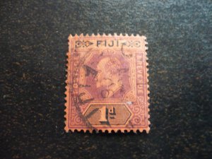 Stamps - Fiji - Scott# 60 - Used Part Set of 1 Stamp