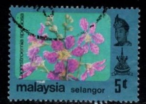 Malaysia - Selangor #137 Flower Type - Used