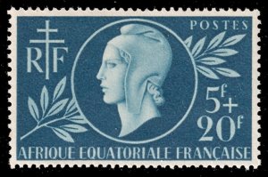 French Equatorial Africa #B38  MNH - Red Cross Issue (1944)