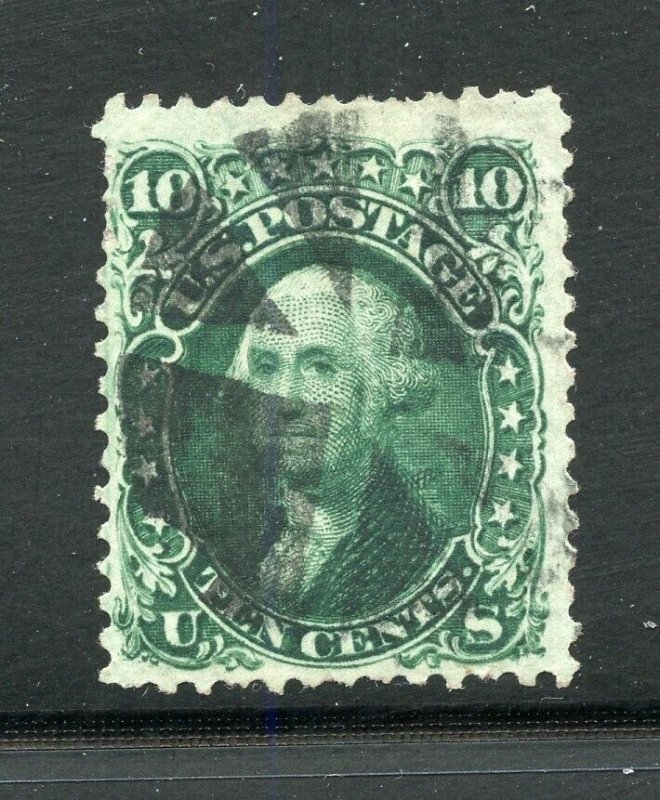 UNITED STATES SCOTT #68 10c GEORGE WASHINGTON F/VF AS SHOWN-SCOTT $60.00
