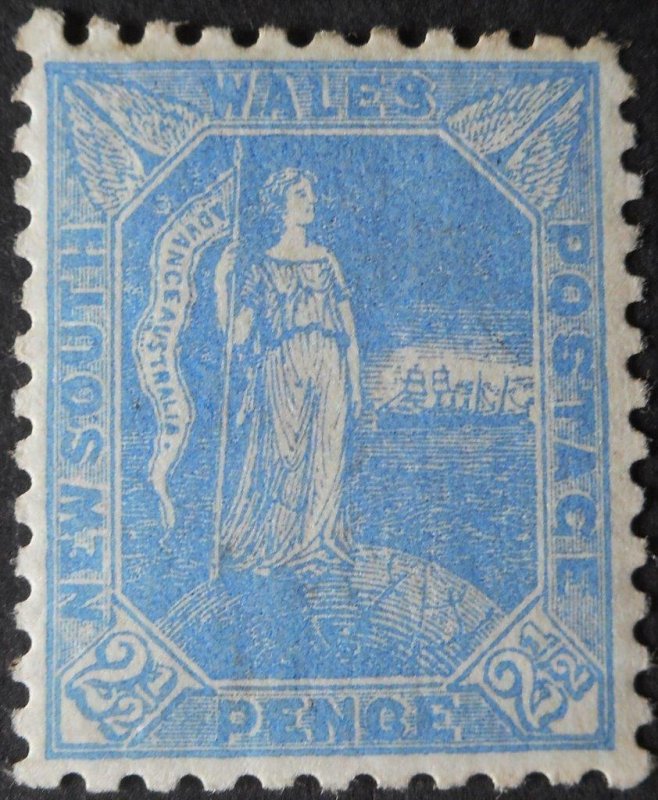 New South Wales 1890 21/2d p11x12 SG 265 mint