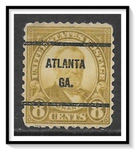 US Precancel #640-61 Atlanta GA Used