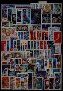 Russia MNH lot Space/1960-90/192v