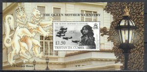 Tristan da Cunha Stamp 642  - Queen Mother's century