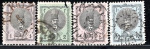 Iran/Persia Scott # 27 - 30, used