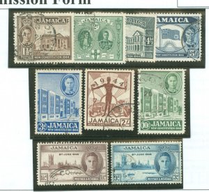 Jamaica #129/130/131a/132-137 Used Single (Complete Set)