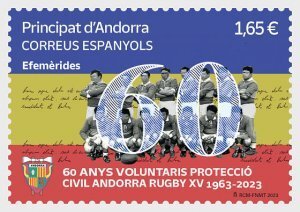 2023 SpAndorra Rugby Team (Scott NA} MNH